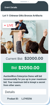 AuctionWorx Auctions Live Streaming