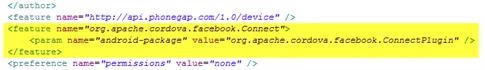 config.xml feature