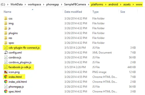 Copy index.html