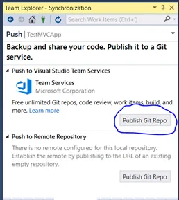 Publish Git Repo